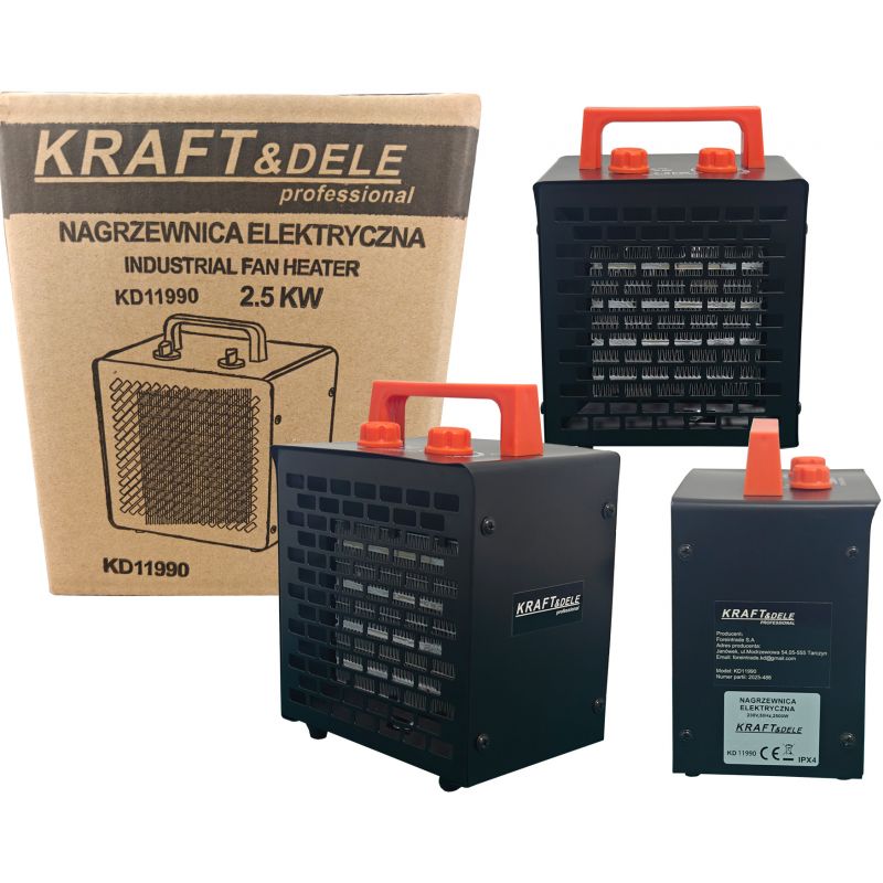 Elektrický ohrievač 2500 W, model KD11990