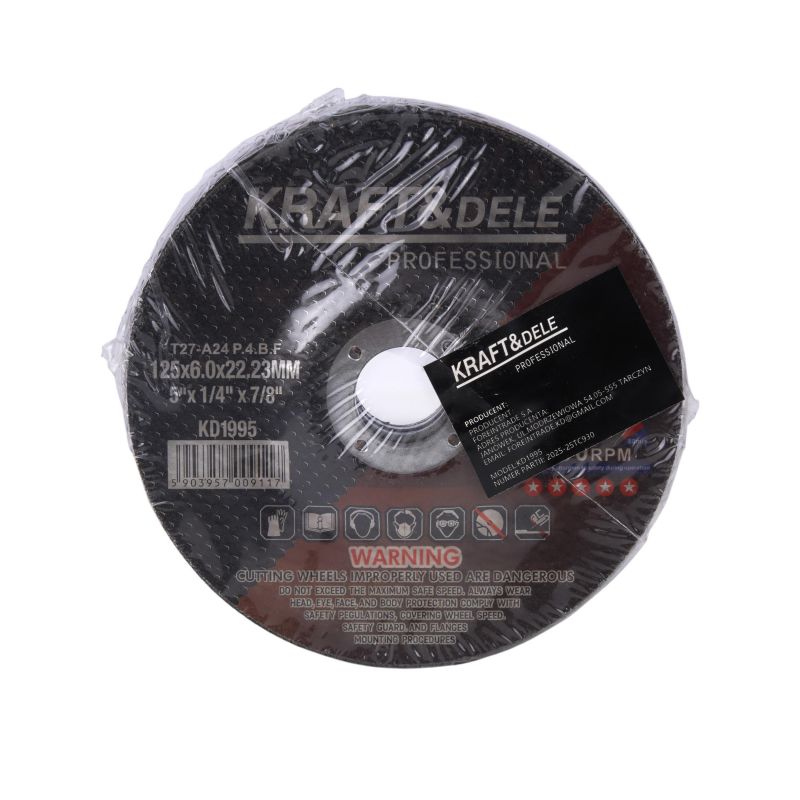 Tarcza do metalu 125x6,0x22,23 mm KD1995