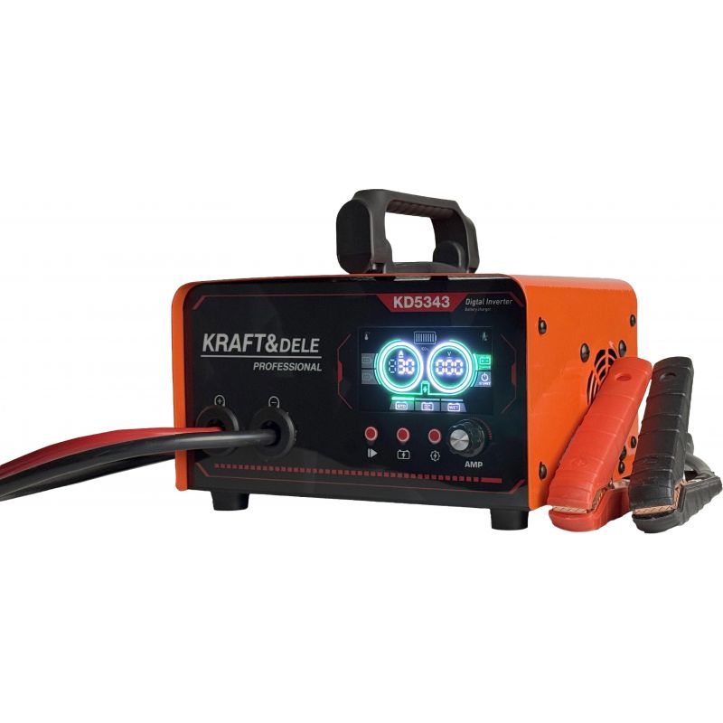 Prostownik z rozruchem 12/24V 50-400Ah 30A rozruch 200A KD5343