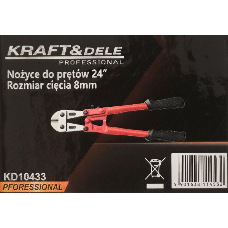 Nožnice na rezanie drôtu, dĺžka 24' KD10433