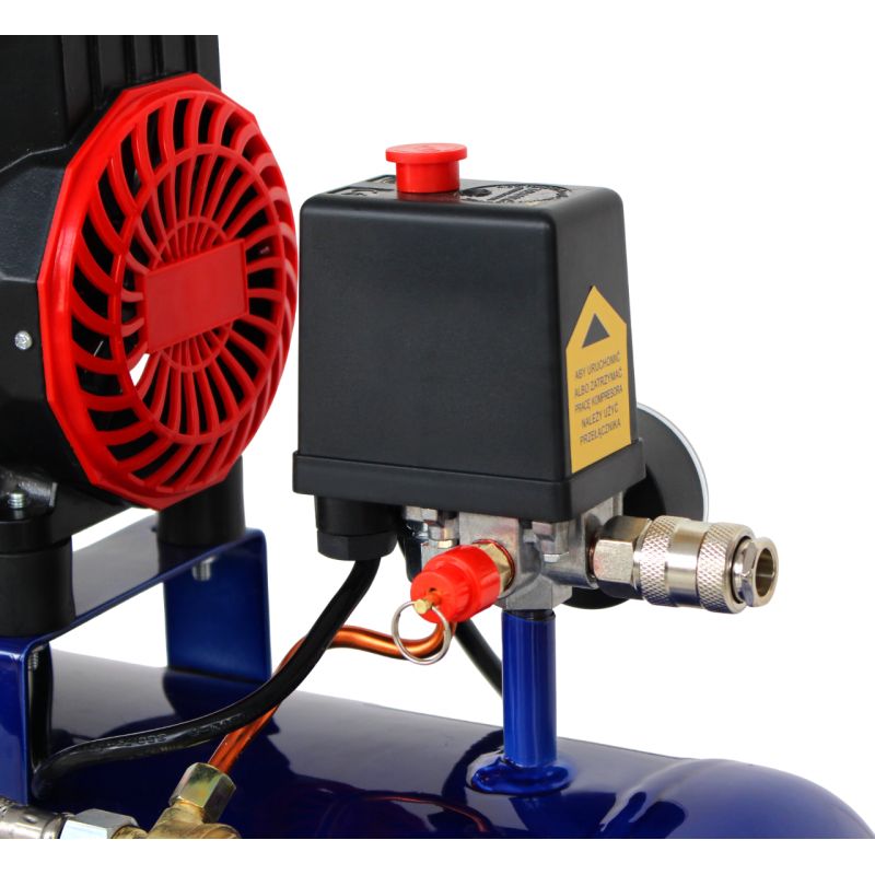 Kompresor bezolejowy niebieski 30L 230V 1500W KD4091