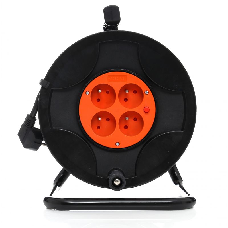 Przedłużacz ogrodowy bębnowy 25M / 3 x 2,5MM KD4017