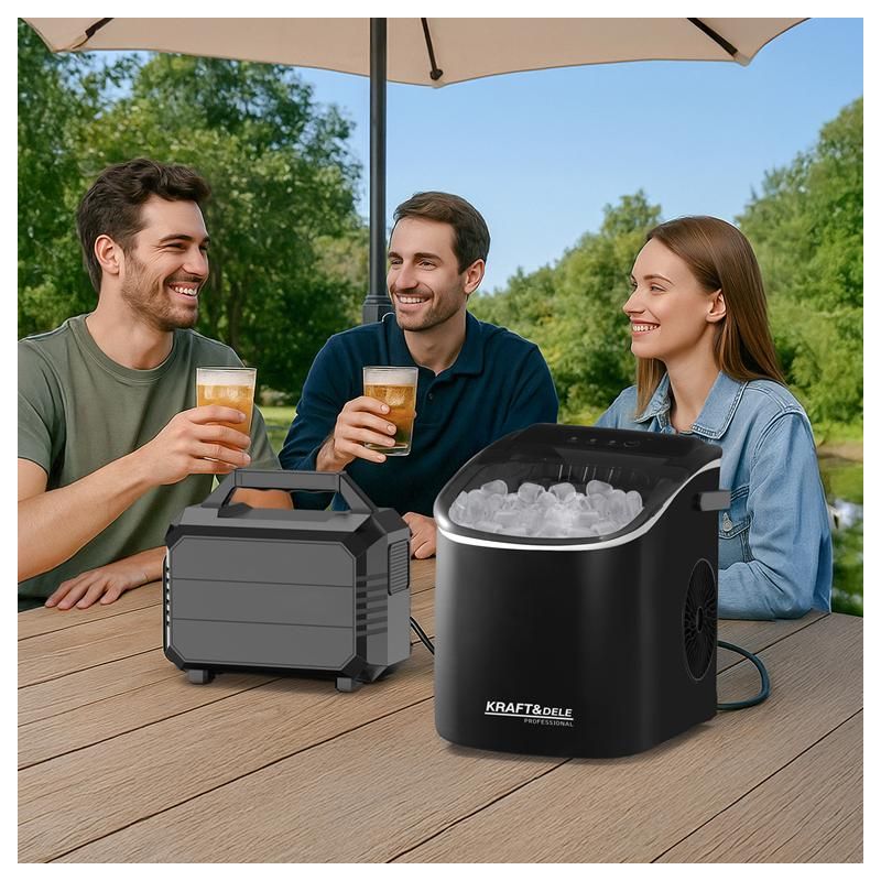 Prístroj na výrobu ľadu, kapacita 12 kg/24 h, výkon 120 W, objem 1,2 l, model KD4124