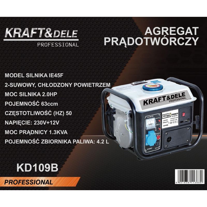 1200W 12/230V elektrocentrála KD109B