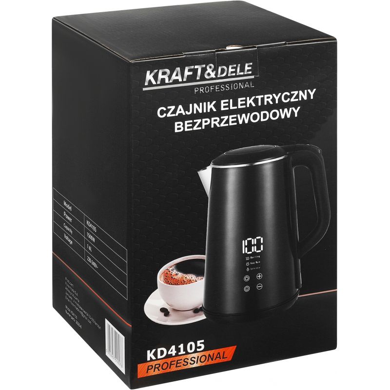 Rýchlovarná kanvica s reguláciou teploty 1,6 l 1500 W KD4105