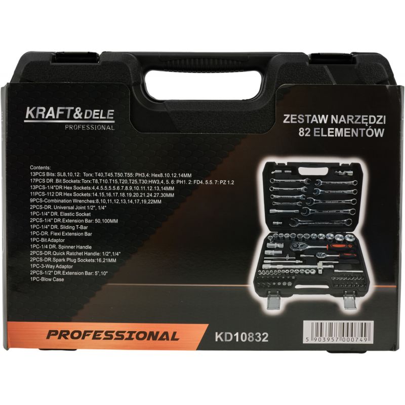 Zestaw Kluczy 82el. KD10832