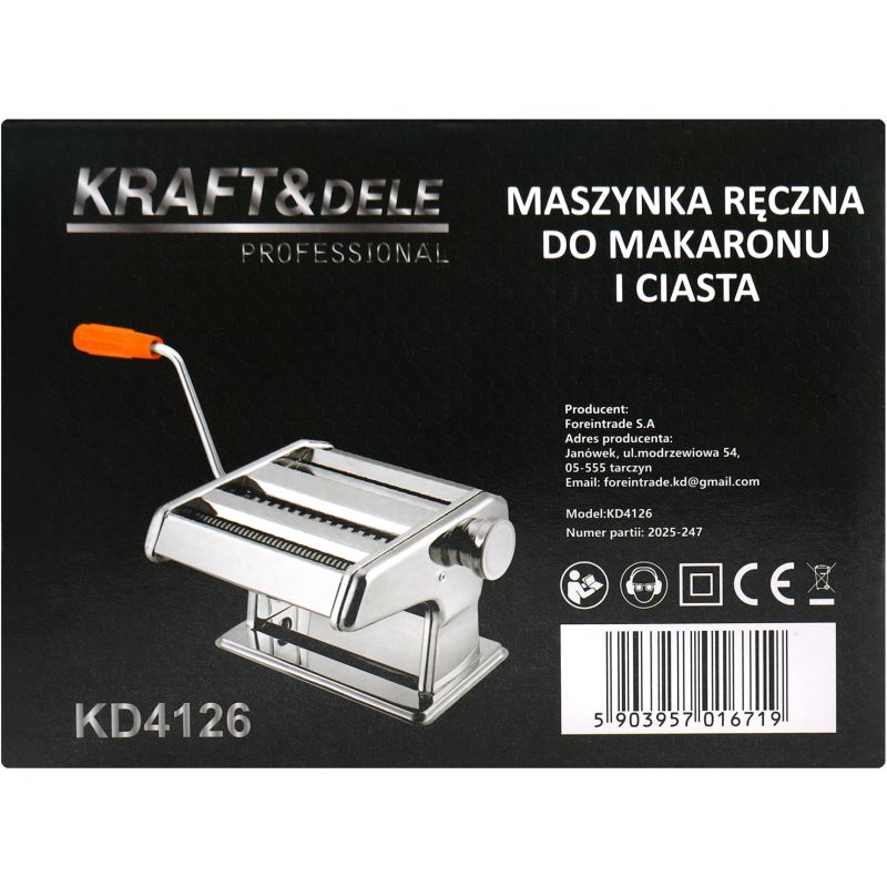 Ručný strojček na cestoviny a cesto KD4126