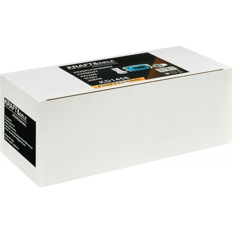 Cyfrowy przepływomierz paliwa / oleju 20 BAR KD1458