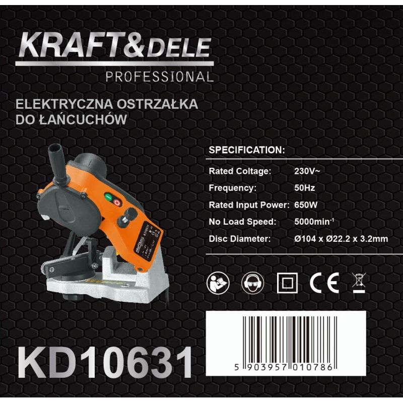 Ostrzałka elektryczna 650W KD10631