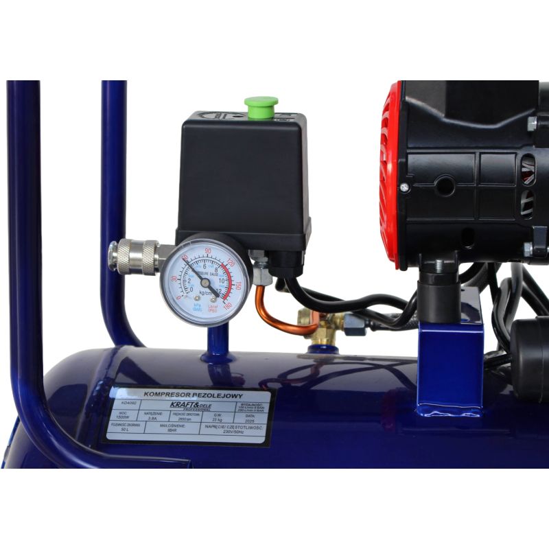 Kompresor bezolejowy 50L 1500W 230V KD4092