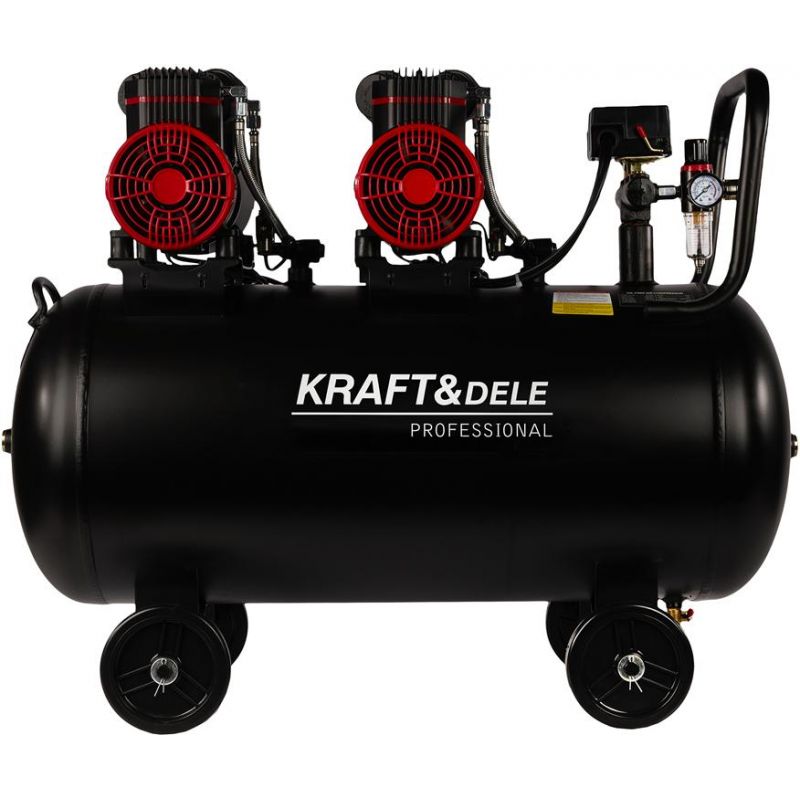 Kompresor bezolejowy 100L / 1450W x 2 KD1392