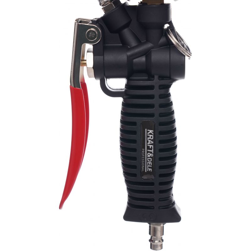 Pistolet do pompowania z manometrem LCD KD1366