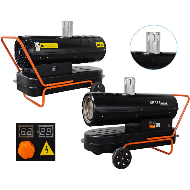 Nagrzewnica olejowa 40kW z odprowadzeniem spalin KD11714