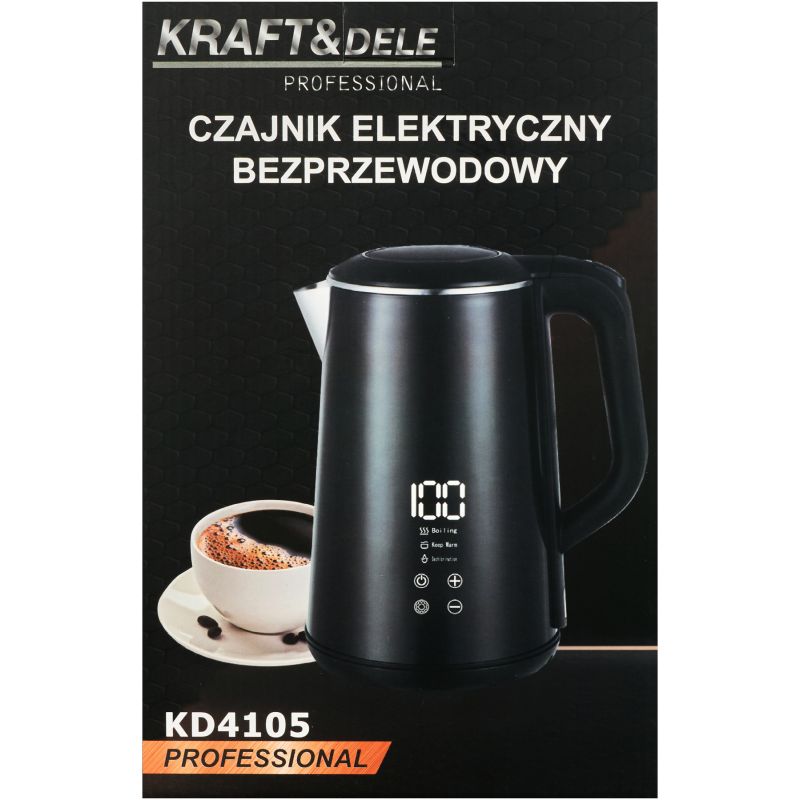 Rýchlovarná kanvica s reguláciou teploty 1,6 l 1500 W KD4105