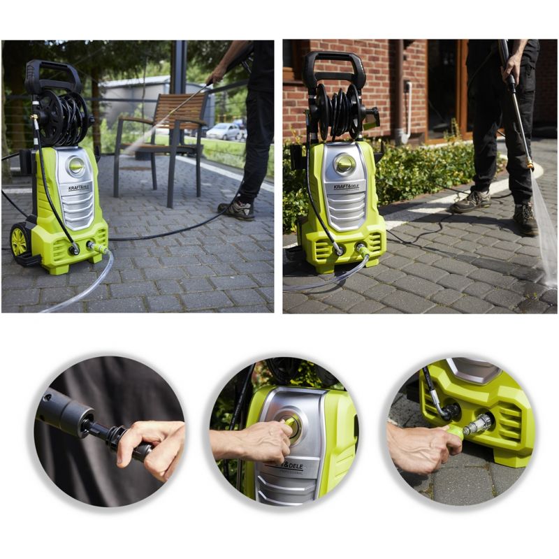 Myjka wysokociśnieniowa z pompą zasysającą 280bar 3000W KD423