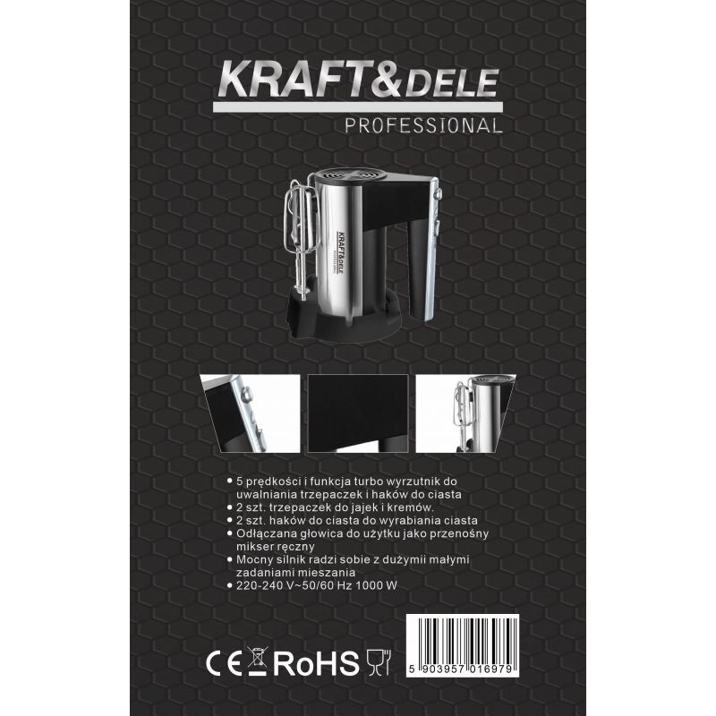 Kuchynský ručný mixér 1000W KD4142