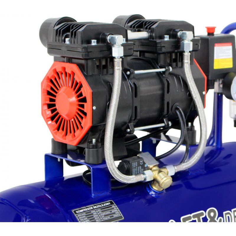 Bezolejový kompresor 50L, 1500W, 290L/min, KD4052
