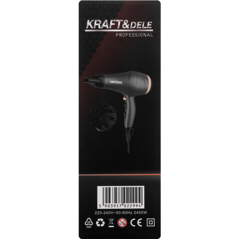 Suszarka do włosów 2400W + nasadki KD4385