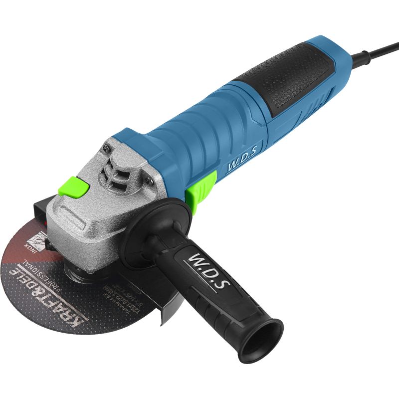 Szlifierka kątowa 125mm 1500W + zestaw 10 tarcz WDS2135