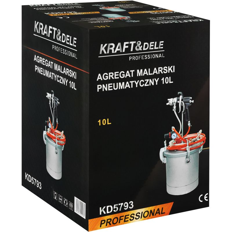 Agregat malarski pneumatyczny 10L KD5793