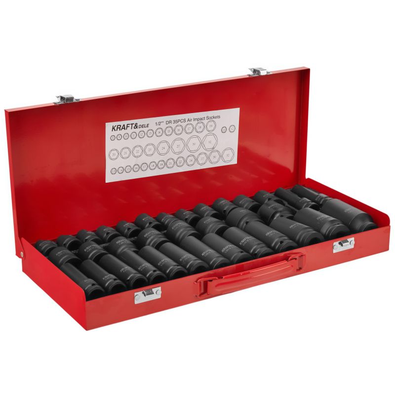Zestaw nasadek udarowych 35el. 8-32mm KD11756