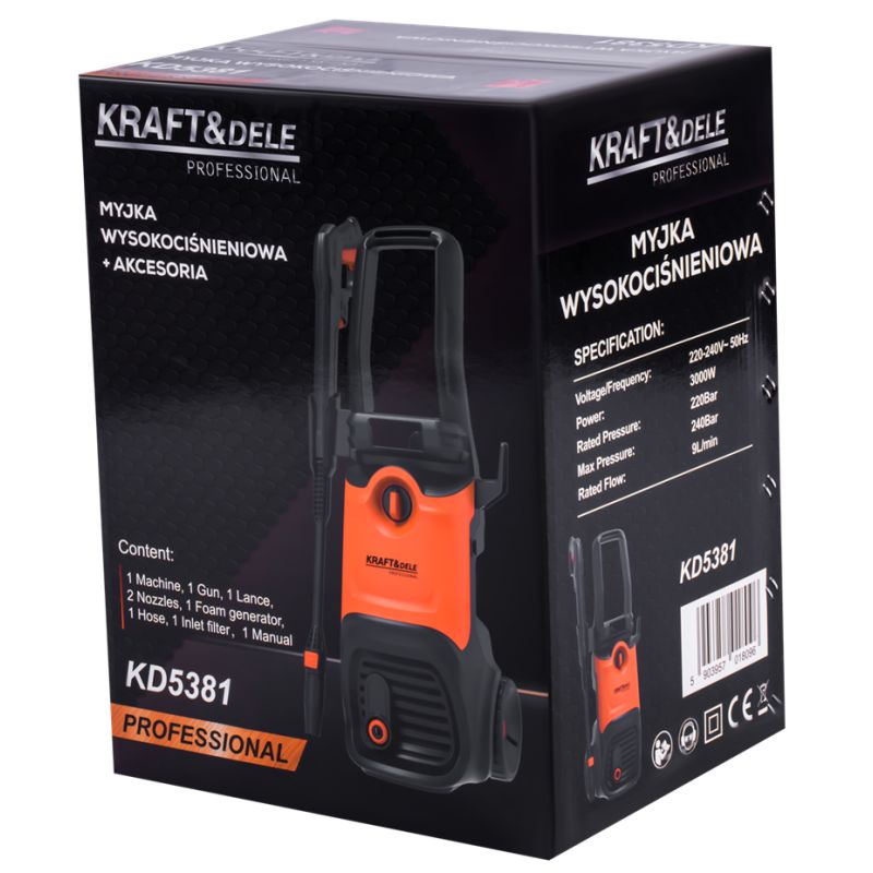 Myjka ciśnieniowa 3000W 240 Bar KD5381