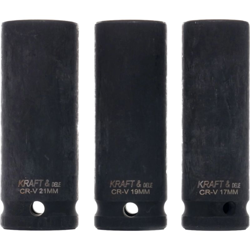 Nasadki udarowe 3el. 1/2" L:78 KD11750