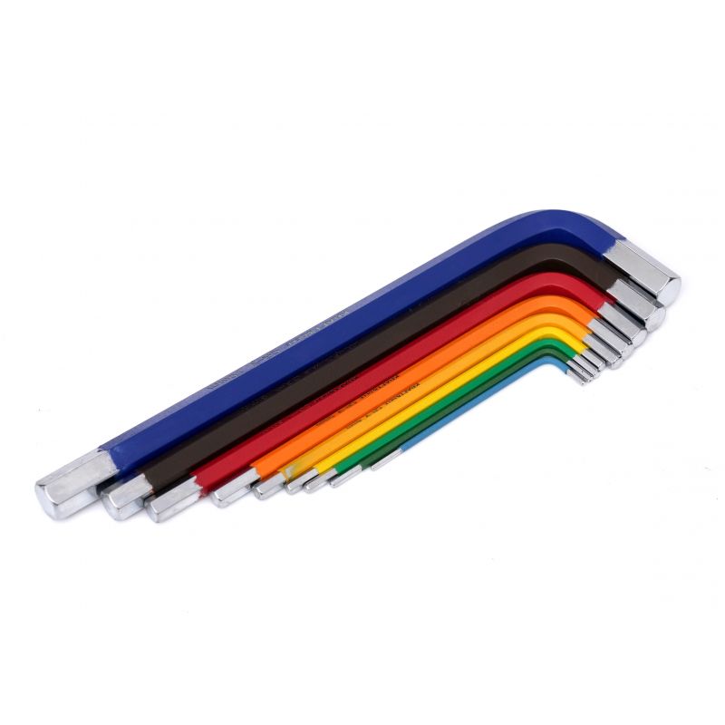 Zestaw kolorowych imbusów hex 9 el. KD11931