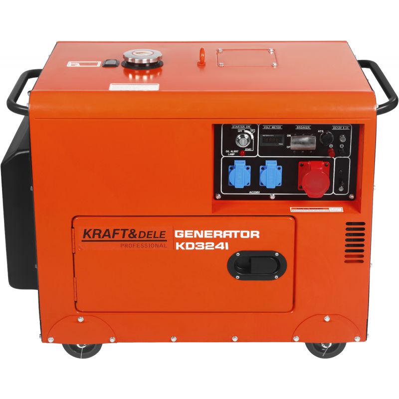 Agregat Prądotwórczy 230V 400V 7kW 16KM Diesel + ATS KD3241