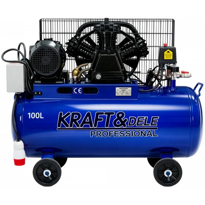 Kompresor olejowy 100L 4100W 650L/min KD4056