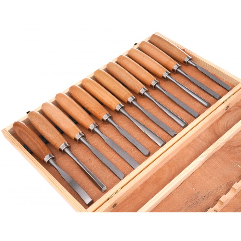 Sada 12 rezbárskych dlát. KD11775