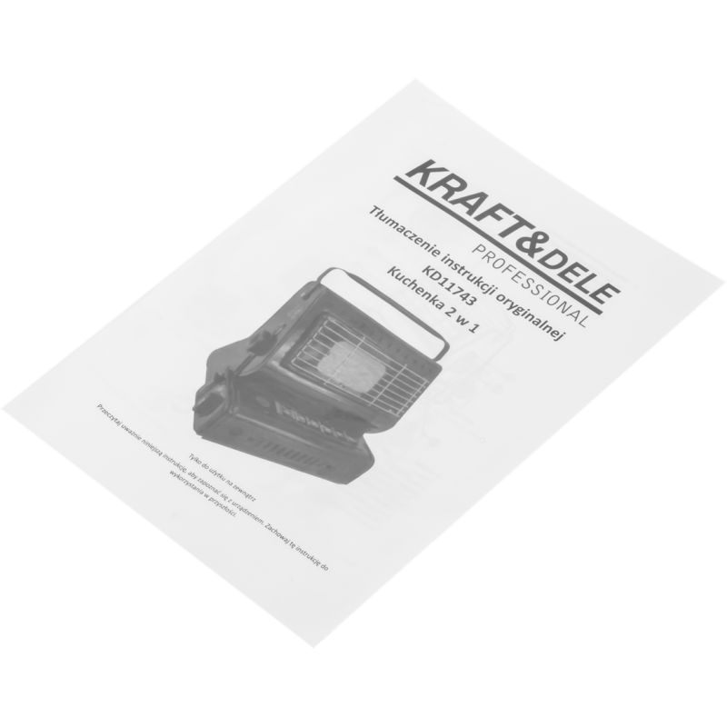 Piecyk turystyczny 2W1 - kuchenka/grzejnik KD11743