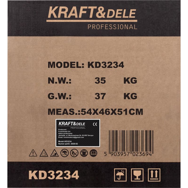 Agregat inwertorowy ze spawarką 5,8/6,2kW KD3234
