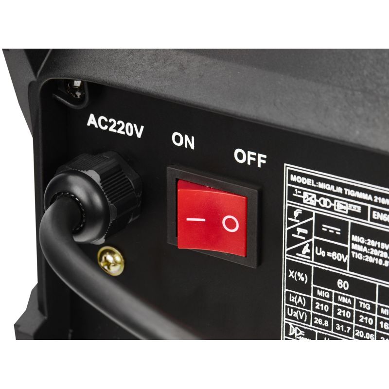 Spawarka inweroorowa 220A / mig flux / tig lift / mma KD3421