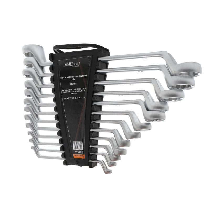 Klucze dwustronnie-oczkowe 12el. KD10942