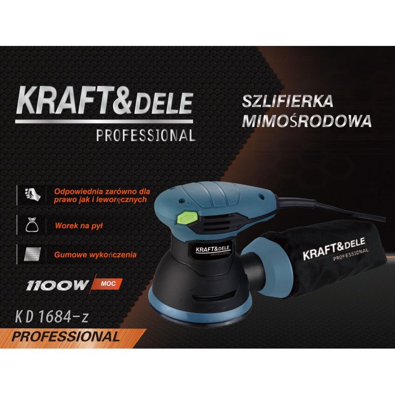 Szlifierka mimośrodowa 1100W KD1684-Z