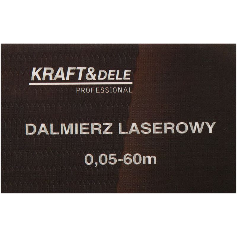 Laserowy miernik cyfrowy dalmierz 60m KD10406