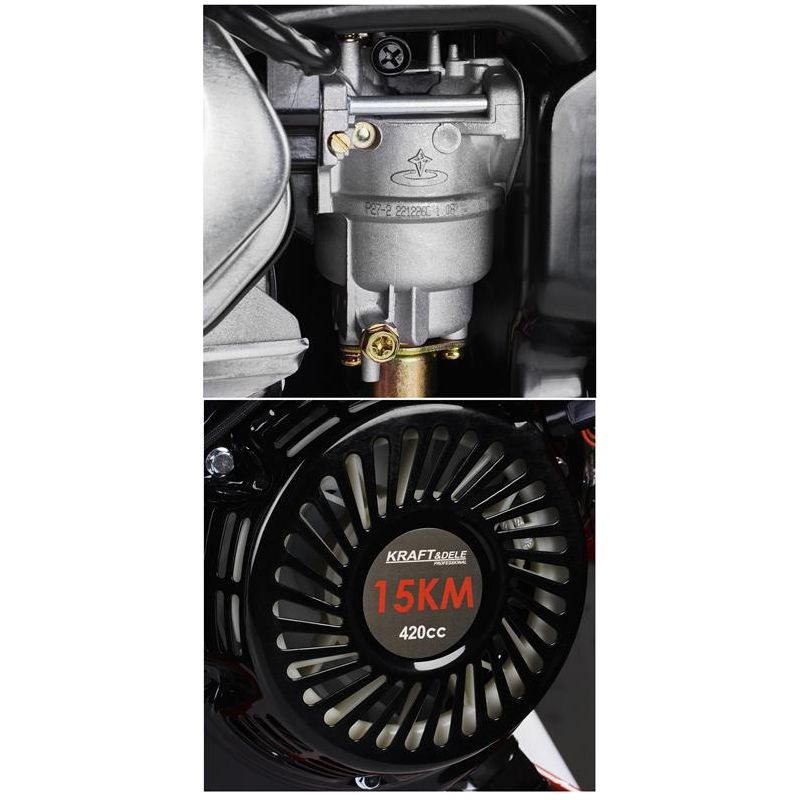 Generátor produkuje 7500 W, 230/400 V, model KD147