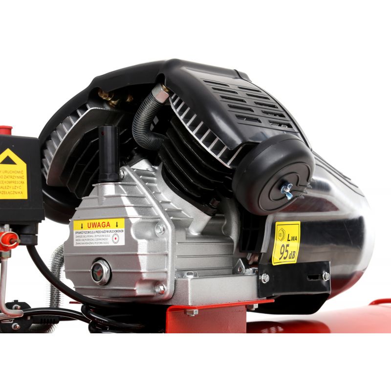 Olejový kompresor 100L 2 valce KD1480 + separátor