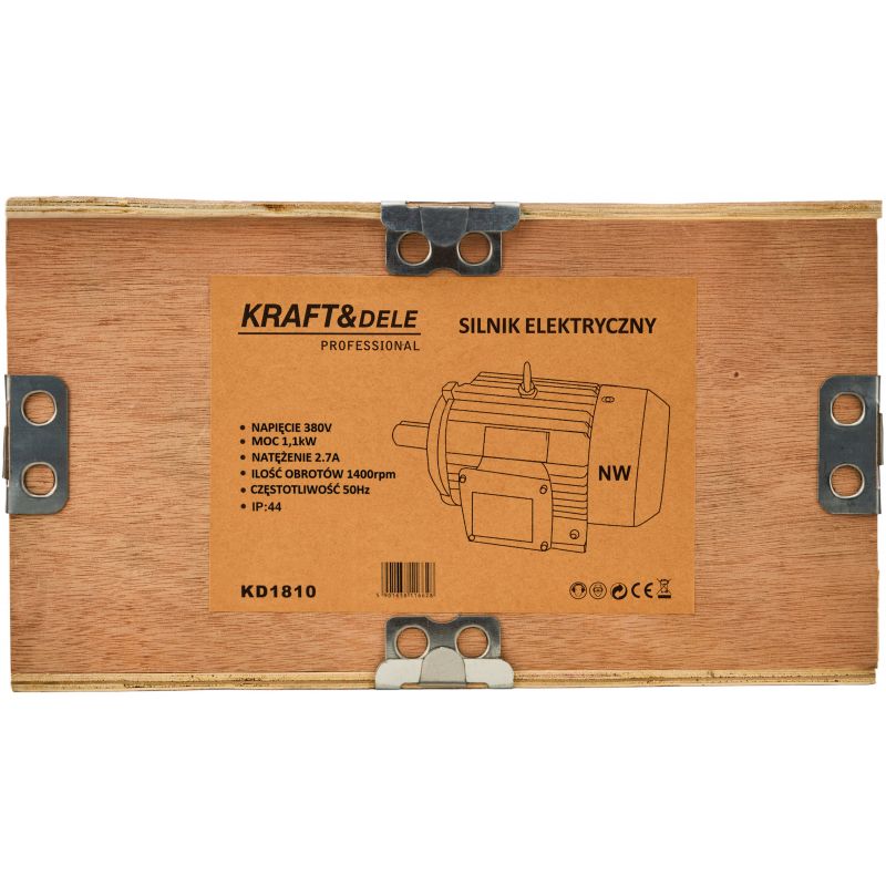 Silnik elektryczny 1,1KW 380V 1400rpm KD1810