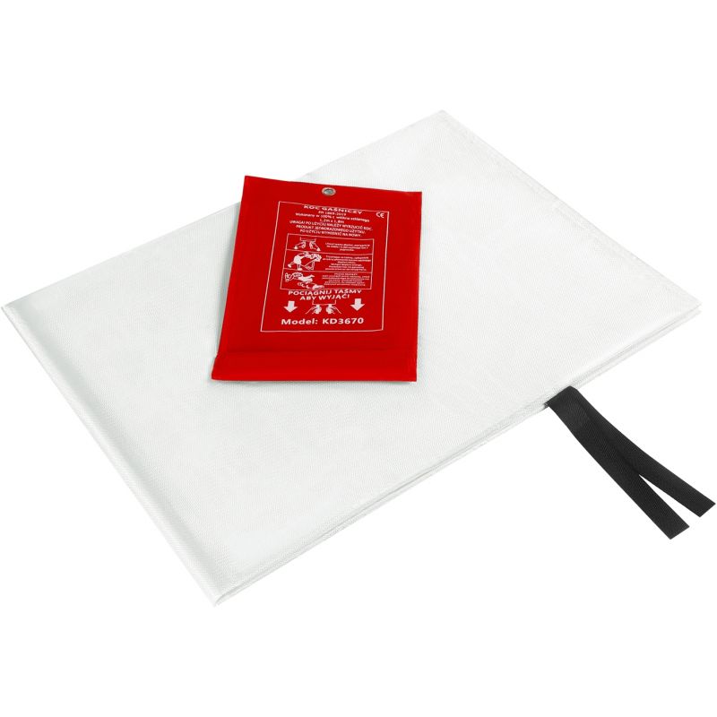 Koc gaśniczy 1,2x1,8M włókno szklane KD3670