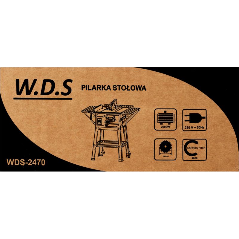 Pilarka stołowa tarczowa 2900W WDS2470