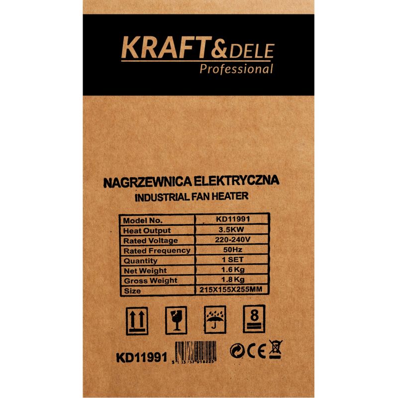 Elektrický ohrievač 3500 W, model KD11991