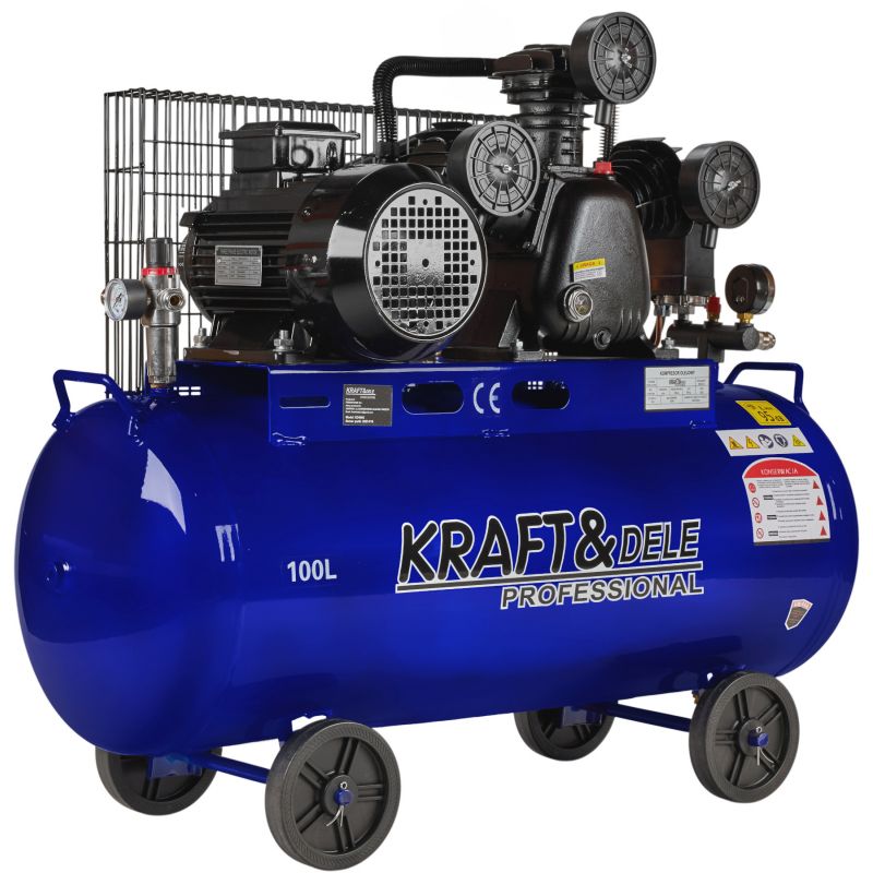 Kompresor olejowy 100L 4100W 650L/min KD4066