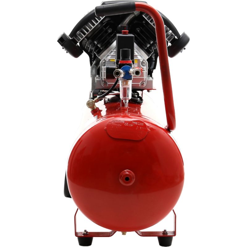 Olejový kompresor 100L 2 valce KD1480 + separátor