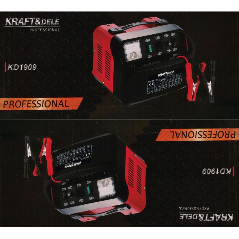 Prostownik samochodowy 12 24V 40A 300Ah KD1909