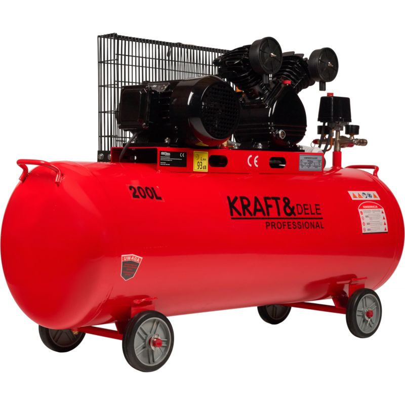 Kompresor Olejowy 200L 2 Tłoki 400V KD407