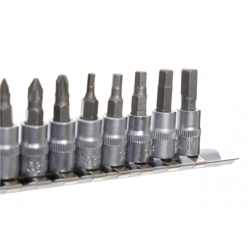 Zestaw Bitów 1/4" 11cz. KD10240