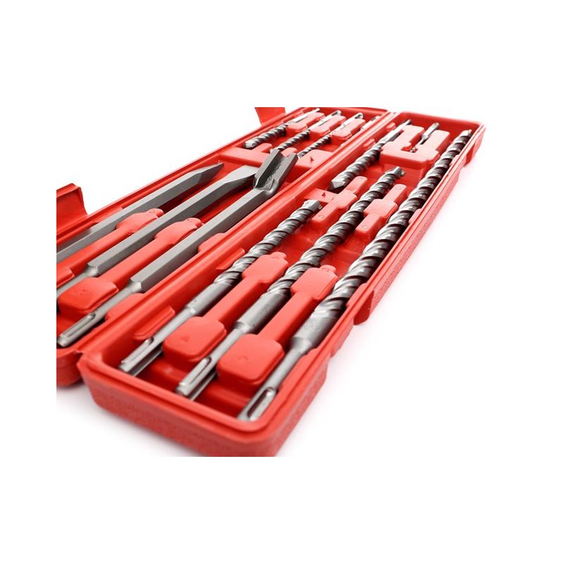 Zestaw 9 wierteł S4 + 3 dłuta SDS+ KD10206