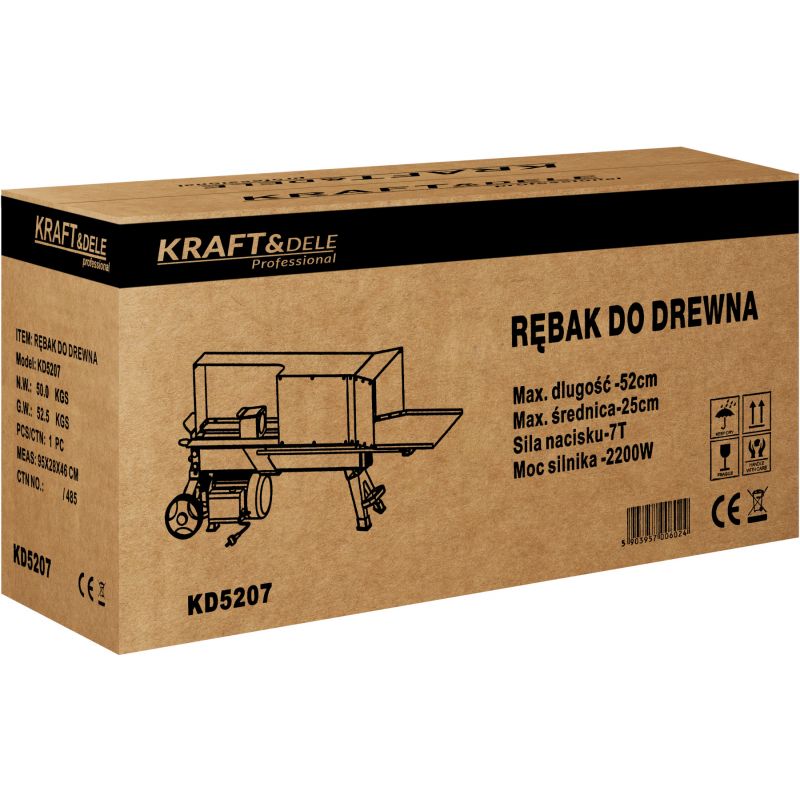 Rębak do drewna 7T 2200W KD5207